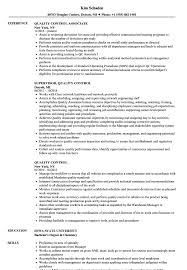Check out our quality assurance resume example to learn the best resume writing style. Quality Control Resume Samples Velvet Jobs