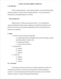 Research Paper Outline Example Format Essay Free Word Doc Editable