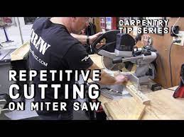 repeive cutting on miter saw tip