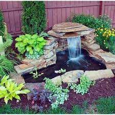 50 diy garden pond waterfall ideas