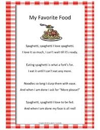 Poems about food, glorious food! Poetry About Food Worksheets Teaching Resources Tpt