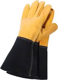 Leather Gauntlet Ladies Gloves