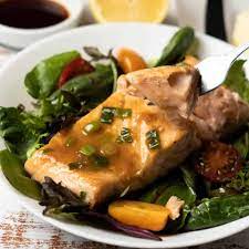 The strong malt vinegar tang holds secrets of flavor that i can now identify more clearly as anchovy, soy sauce, molasses, chilies, and tamarind, among many. Pan Seared Salmon With Butter Soy Sauce Busy But Cooking