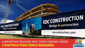 construction fence banners