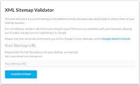 sitemap validator to troubleshoot errors