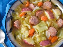 cabbage sausage soup cook2eatwell