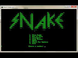 how to make a snake game in notepad