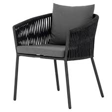 Woven Metal Outdoor Dining Chair