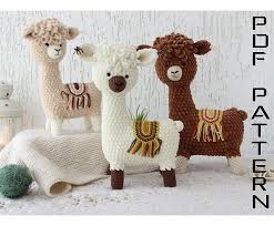 llama stuffed crochet pattern