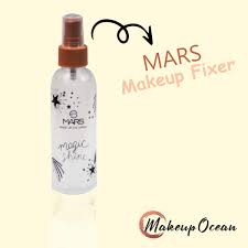 mars makeup fixer setting spray
