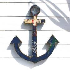 Anchor Wall Hanging Recycled Steel