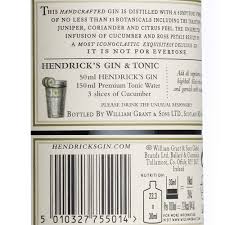 hendricks gin 70cl gin spirits