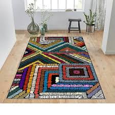 colorful rug patchwork rug sewing