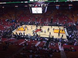 American Airlines Arena Section 308 Row 1 Seat 4 Miami