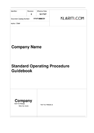 Standard operating procedures operating philosophy. Top 8 Sop Templates Free To Download In Pdf Format
