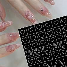 sheets airbrush stencils nail stickers