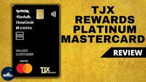 tjx rewards platinum mastercard tjx