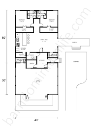 40x80 barndominium floor plans with