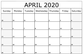 We offer you a free printable april 2021 calendar of the year, download your agenda now! April 2020 Calendar Printable Template Editable Calendar Free Printable Calendar Templates Printable Calendar Word