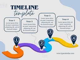 free printable timeline templates word