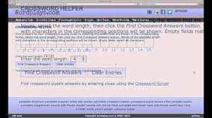 Check spelling or type a new query. Crossword Solver Youtube