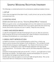 Wedding Day Schedule Template Excel Party Timeline Free