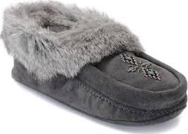 Charcoal Beaded Suede Moccasin
