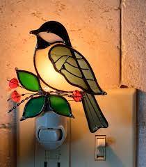Stained Glass Adee Night Light 3 D
