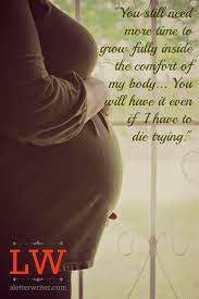letter of mother to unborn child a