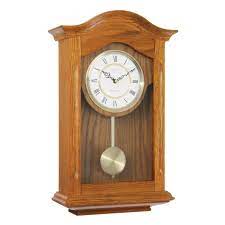 Wood Chime Pendulum Quartz Wall Clock 25058