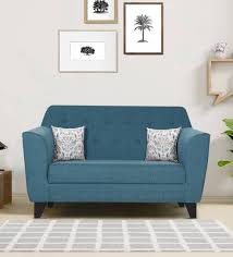 Buy Bali Fabric 2 Seater Sofa In Jeans