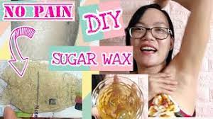 diy sugar wax without lemon hair