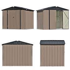 Metal Storage Shed With Double Doors