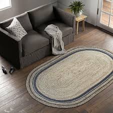 rug oval jute natural braided rug