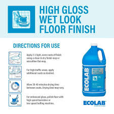 ecolab 1 gal high gloss wet look floor
