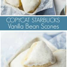 copycat starbucks vanilla bean scones