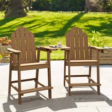 adirondack chairs outdoor bar height