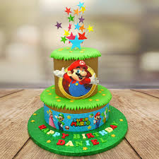 This can make it an ideal choice for a homemade cake because there are a. Edible Print Nintendo Super Mario Mario Cake Topper