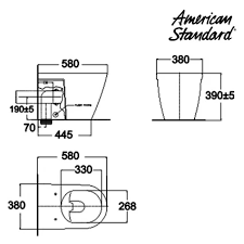Toilet American Standard Acacia