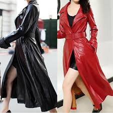 Women Ladies Long Trench Coat Overcoat