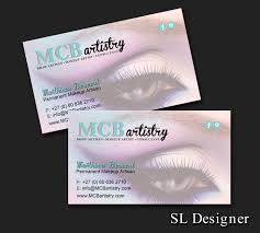 business card design for mcbartistry