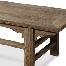 Large Rustic Elm Coffee Table For