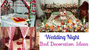 wedding night bed decoration ideas
