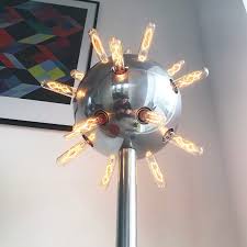 Super Rare Atomic Age Floor Lamp By