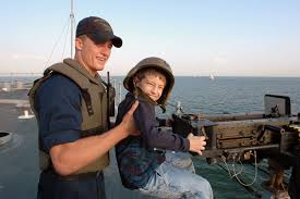 U S Navy Gunners Mate 3rd Class Matt Younger Holds Jacob