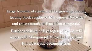 permanganate and hydrogen peroxide