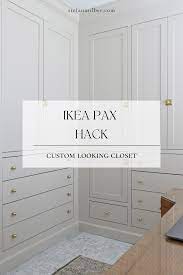 ikea pax hack for builtin closet look