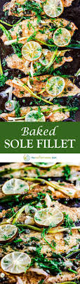 baked sole fillet recipe the