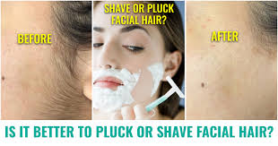 pluck or shave hair