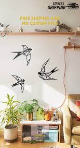 Swallow Set Of 3 Bird Metal Wall Art